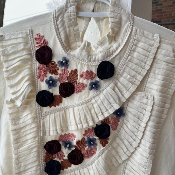 Sezane x Manoush Andrea Blouse, BNWT, Sz 38/6 - Picture 3 of 7